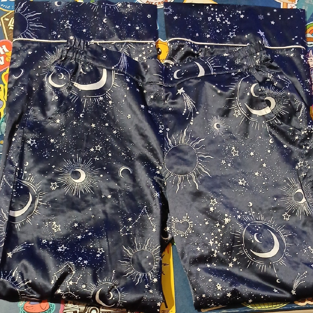 World Market Solar System Womans Pajama Pants S/M